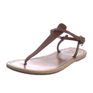 Christian Louboutin Leather T-Strap Sandals